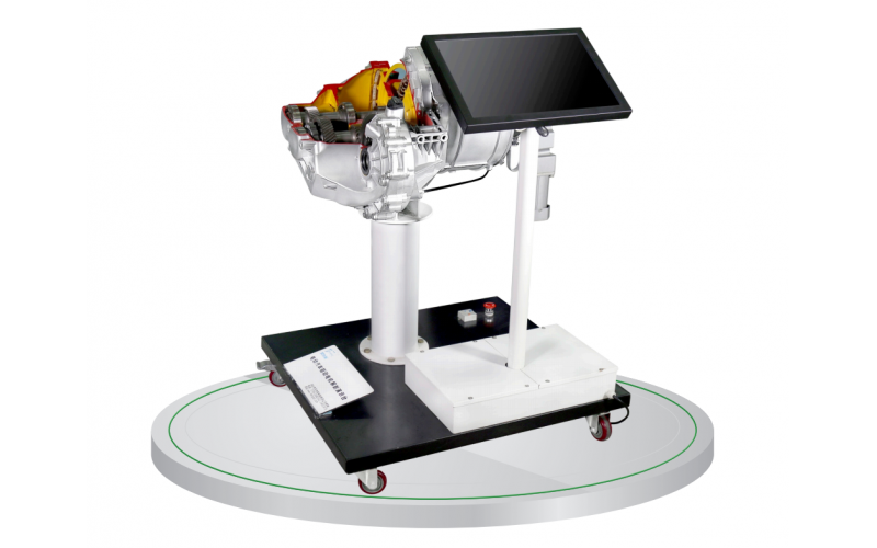 比亞迪e5純電動轎車驅(qū)動電機+變速箱解剖演示臺